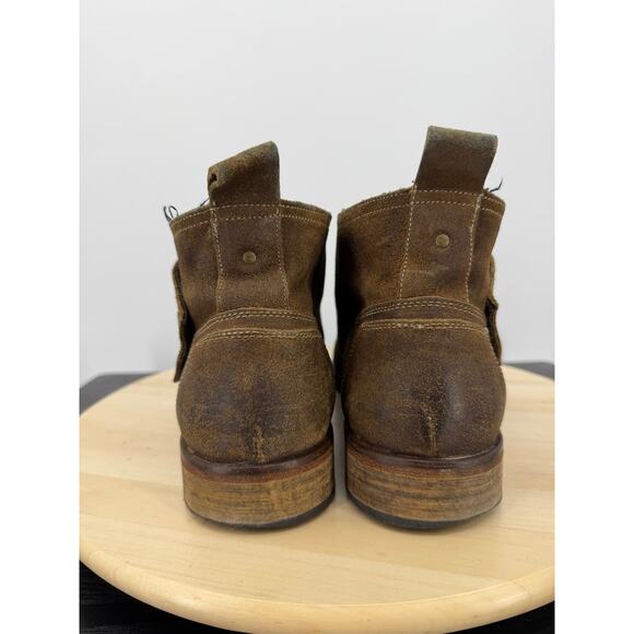 Gordon Rush Men\'s Suede Leather Boots Size 9 Brown Western Grunge main image 7